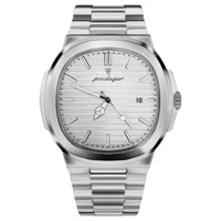 Silver / White