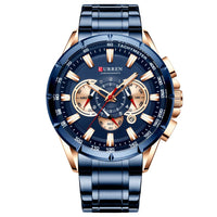 Rose Gold / Blue
